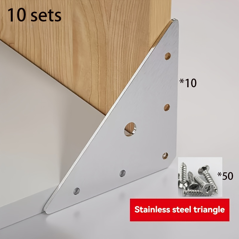 Furniture Hardware Fasteners - 10 Conjuntos de Suportes de Canto