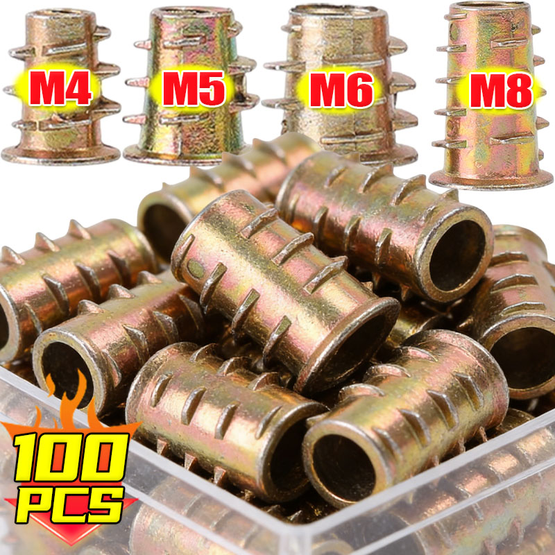 Furniture Hardware Threaded Inserts - Porca de Inserção Rosqueada M4 M5
