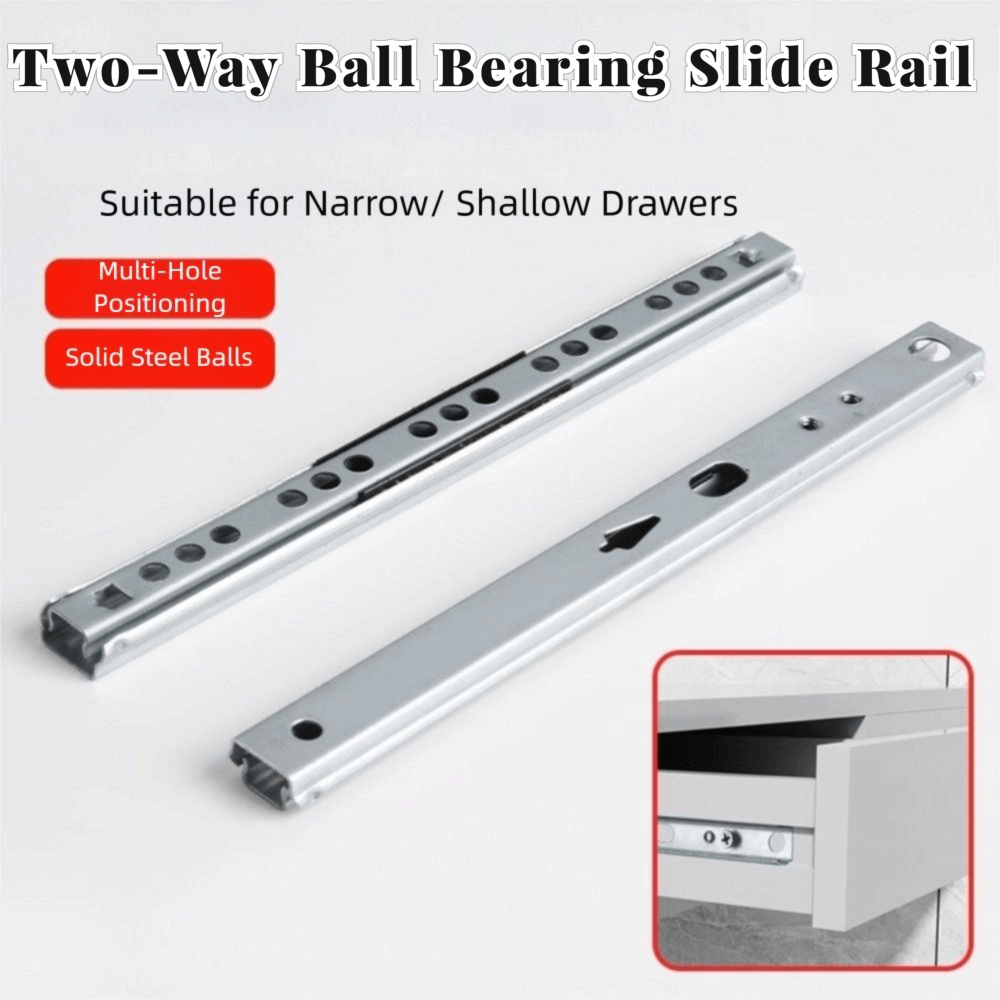 Drawer Slide Pair - 2 Peças Corrediças de Gaveta com