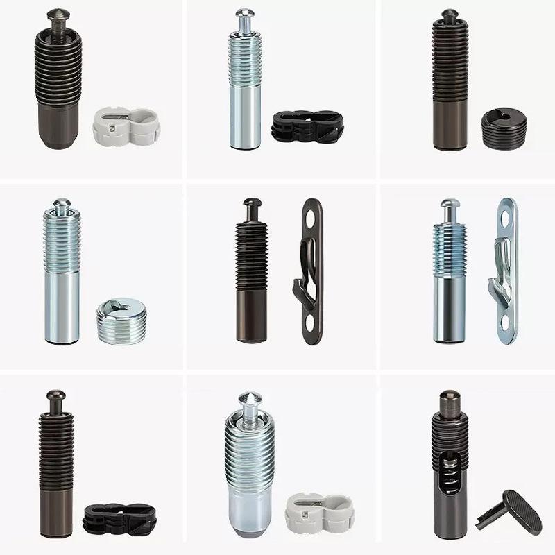 Furniture Hardware Connectors - Conjunto de 5 Conectores Invisíveis Elásticos