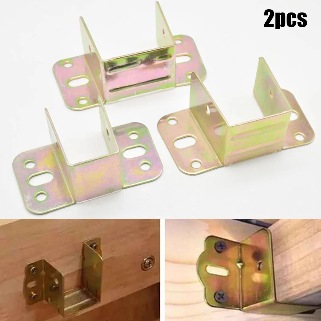 Furniture Hardware Connectors - Suporte de cama de metal em