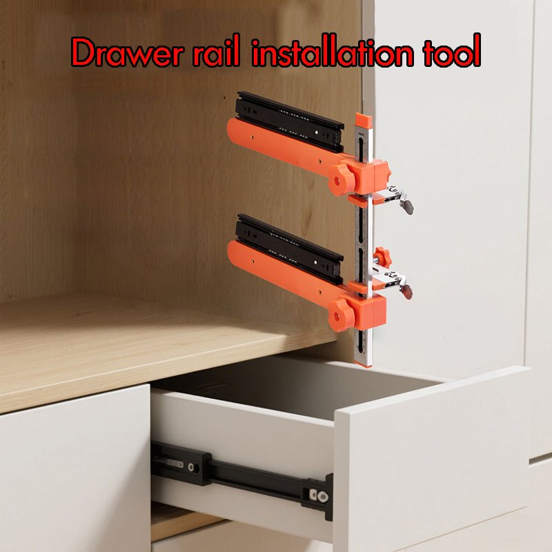 Drawer Slide Pair - Ferramentas de Instalação de Trilhos Deslizantes