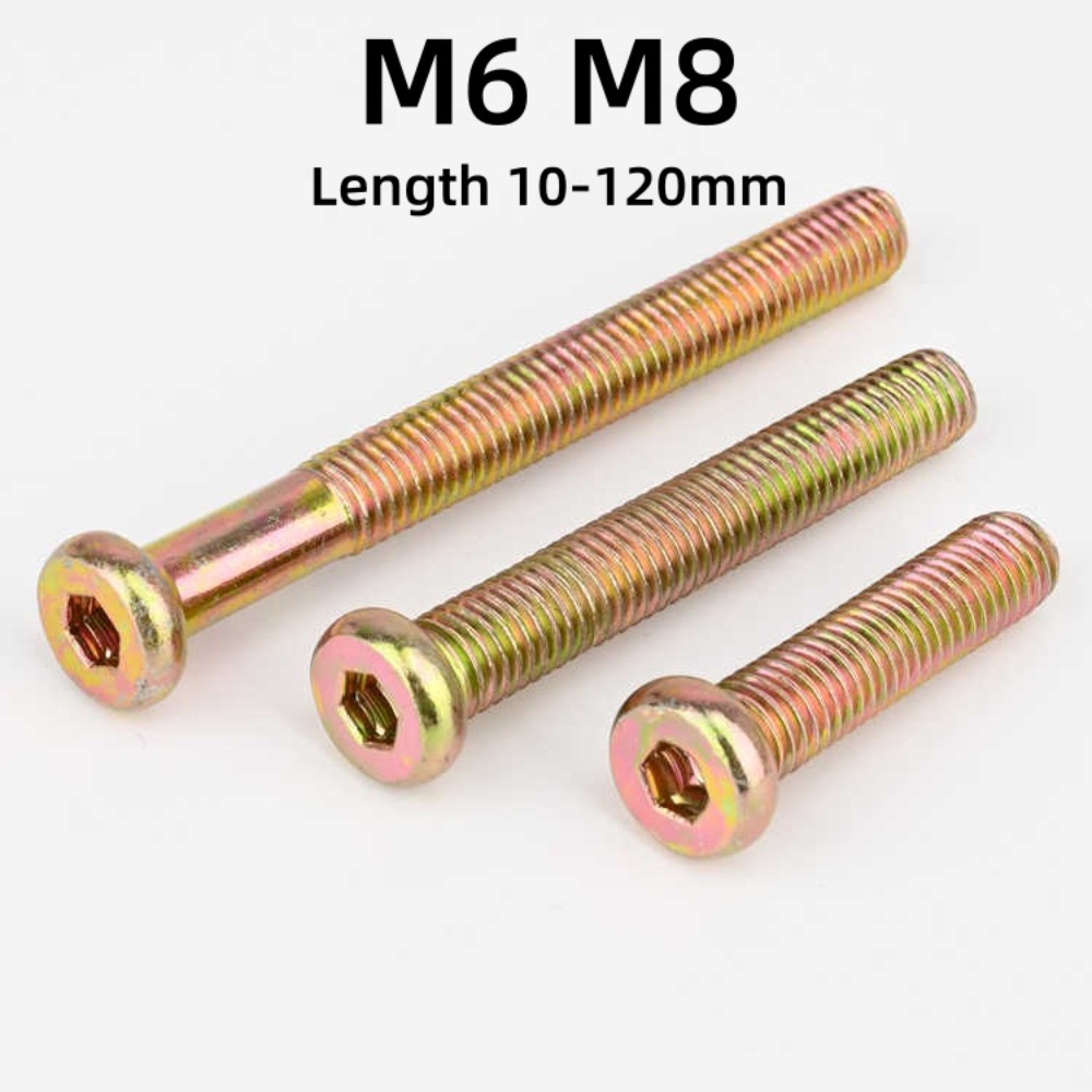 Furniture Hardware Fasteners - Parafusos Conectores de Móveis com Cabeça