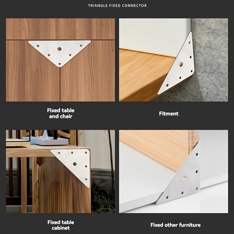 10 Conjuntos de Suportes de Ca - Furniture Hardware Fasteners avaliação e preço