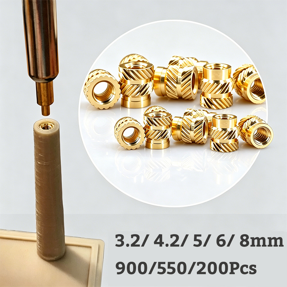 Porcas Recartilhadas de Latão  - Furniture Hardware Threaded Inserts avaliação e preço