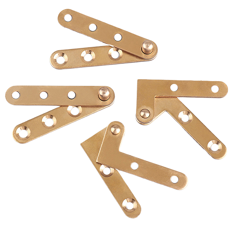 1 par de dobradiças de cobre c - Furniture Hardware Fasteners avaliação e preço