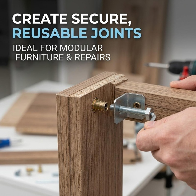 Porca de Inserção Rosqueada M4 - Furniture Hardware Threaded Inserts avaliação e preço