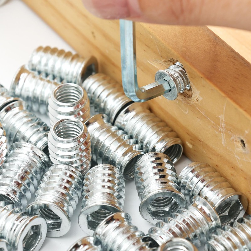10/50x Insertos Roscados para  - Furniture Hardware Threaded Inserts avaliação e preço
