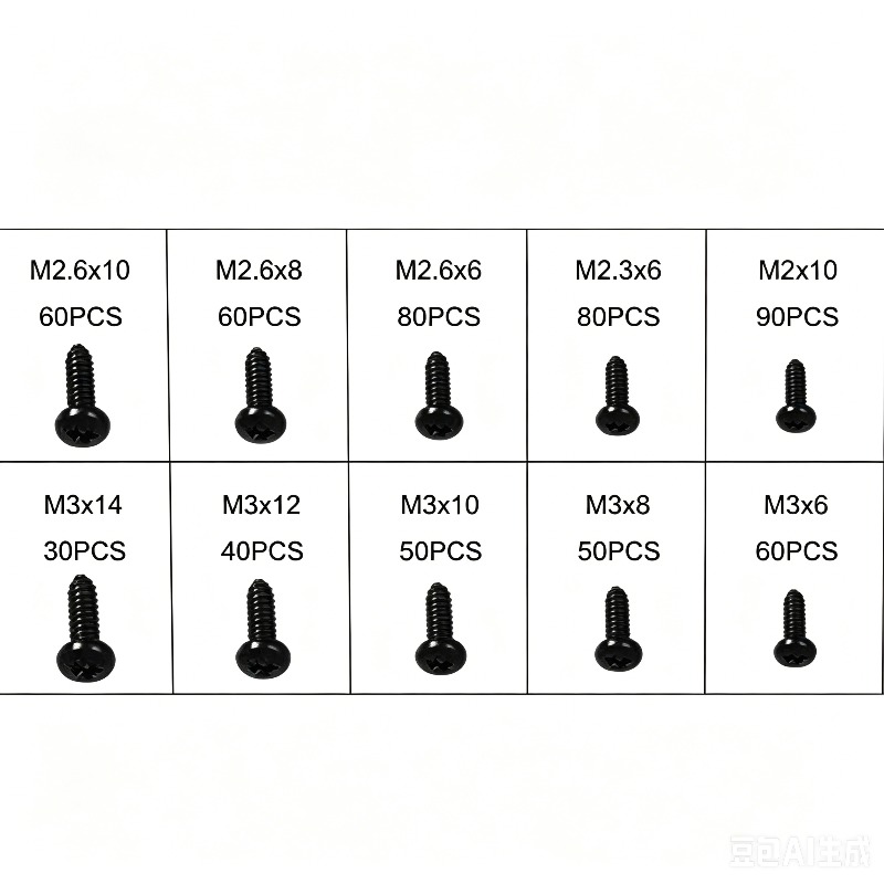 600 Peças Parafusos Autoatarra - Furniture Hardware Fasteners avaliação e preço