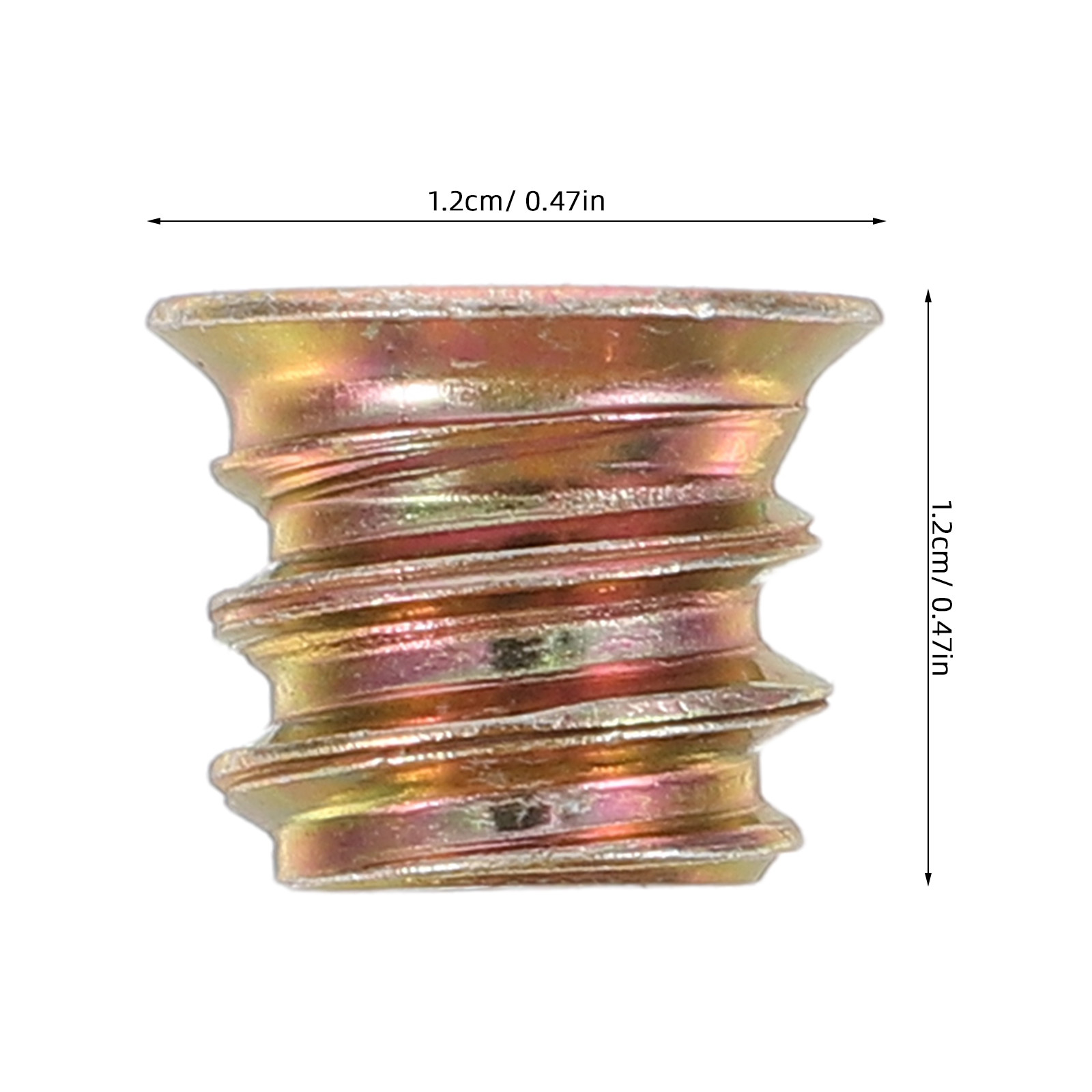 50 Peças M6x10mm Porcas Rosque - Furniture Hardware Threaded Inserts avaliação e preço