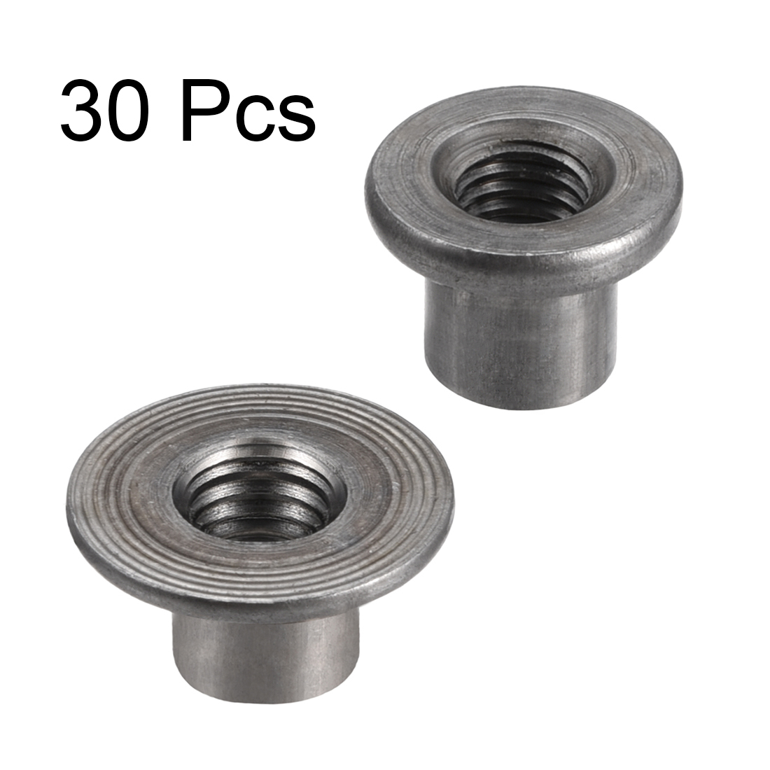 30 Peças M8 M10 Porca T de Aço - Furniture Hardware Threaded Inserts avaliação e preço