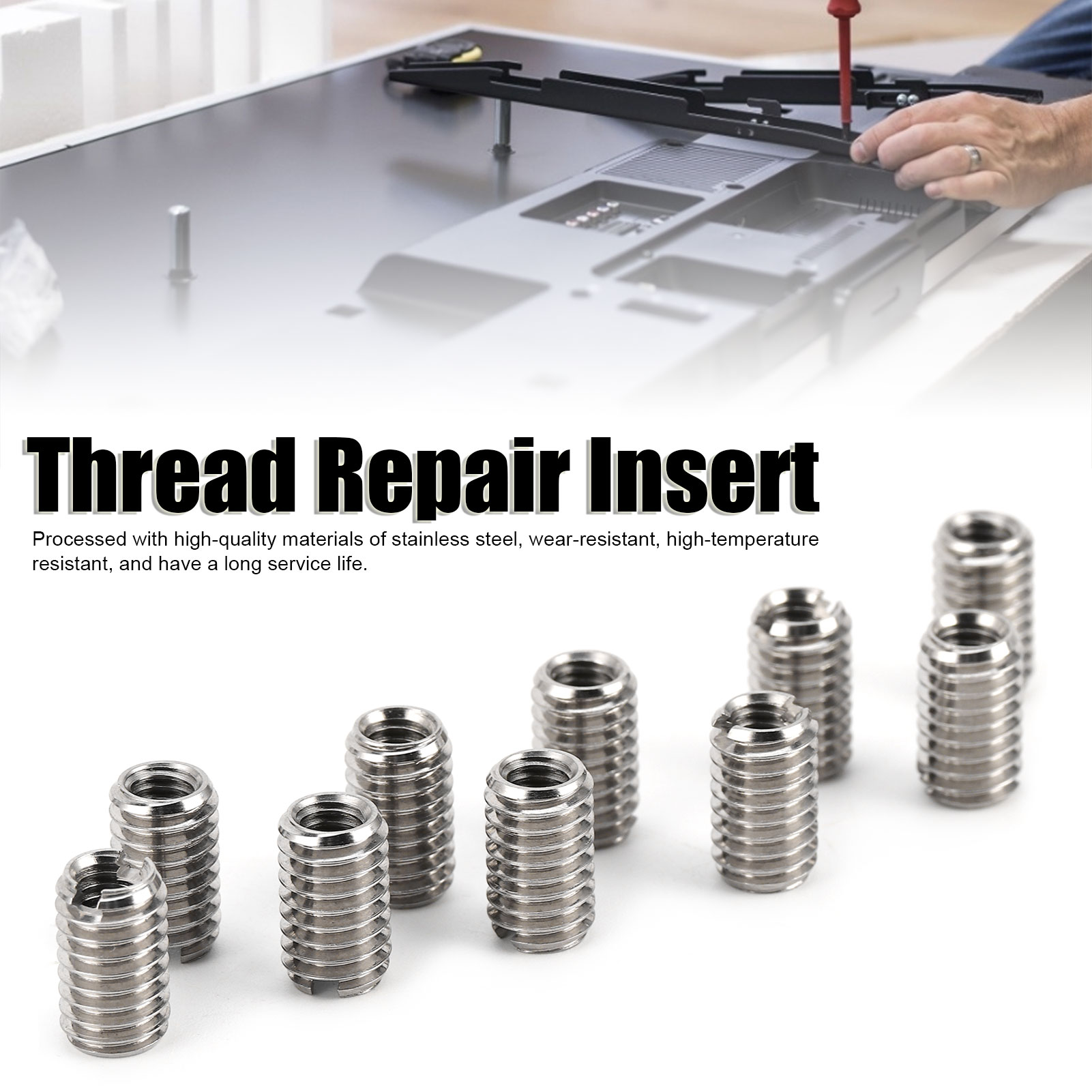 10 Peças de Adaptadores Roscad - Furniture Hardware Threaded Inserts avaliação e preço