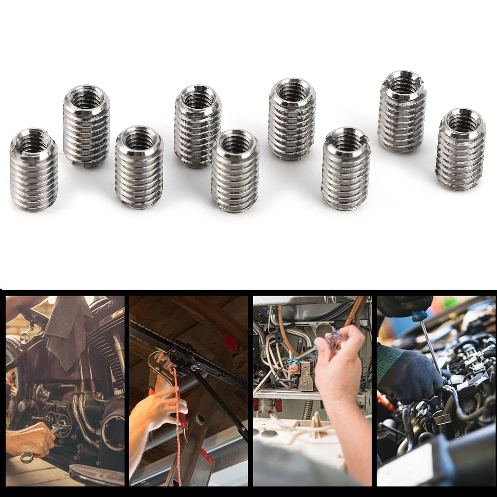 10 Peças de Adaptadores Roscad - Furniture Hardware Threaded Inserts avaliação e preço