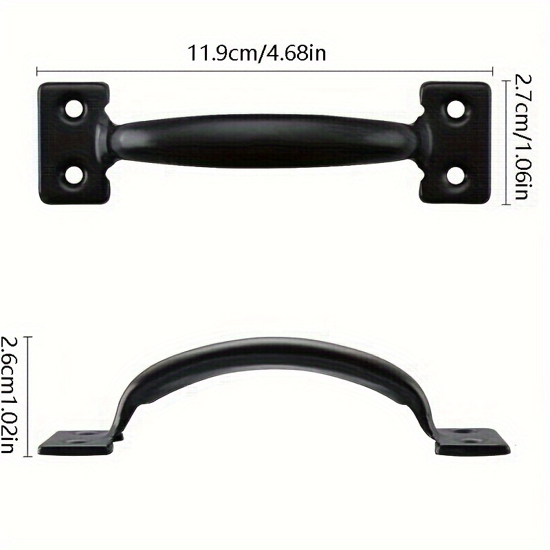 2 Peças Puxadores de Ferro DIY - Furniture Hardware Restoration avaliação e preço