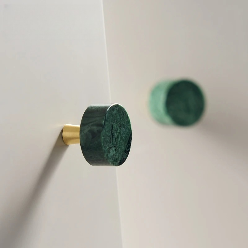 Nordic luxo latão mármore alça - Furniture Hardware Restoration avaliação e preço